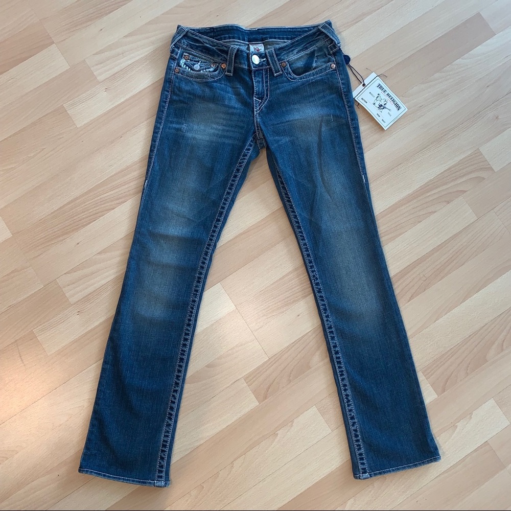 ❤️ True Religion jeans. Straight leg,Med wash. NWT